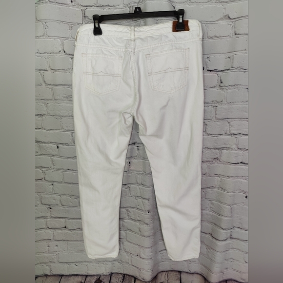 Ralph Lauren Denim Supply Distressed White Mid Rise Jeans Size 30 NWOT - Picture 3 of 7